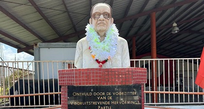Geboortedag Jagernath Lachmon herdacht in Nickerie