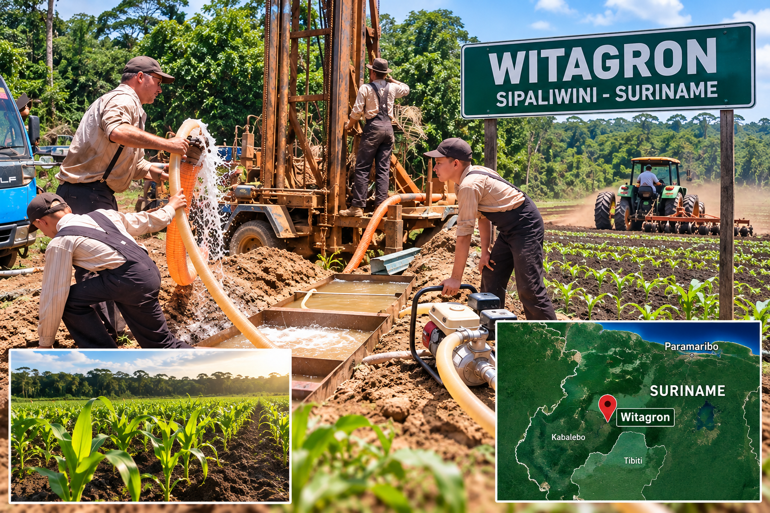 Mennonieten bereiden grootschalige landbouw voor bij Witagron: 34.000 hectare en investering van US$ 78 miljoen