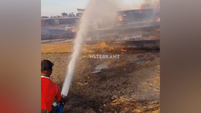 Opnieuw brand nabij brandstofopslag Apoera: pomp begeeft het, blusvoertuig nog steeds defect
