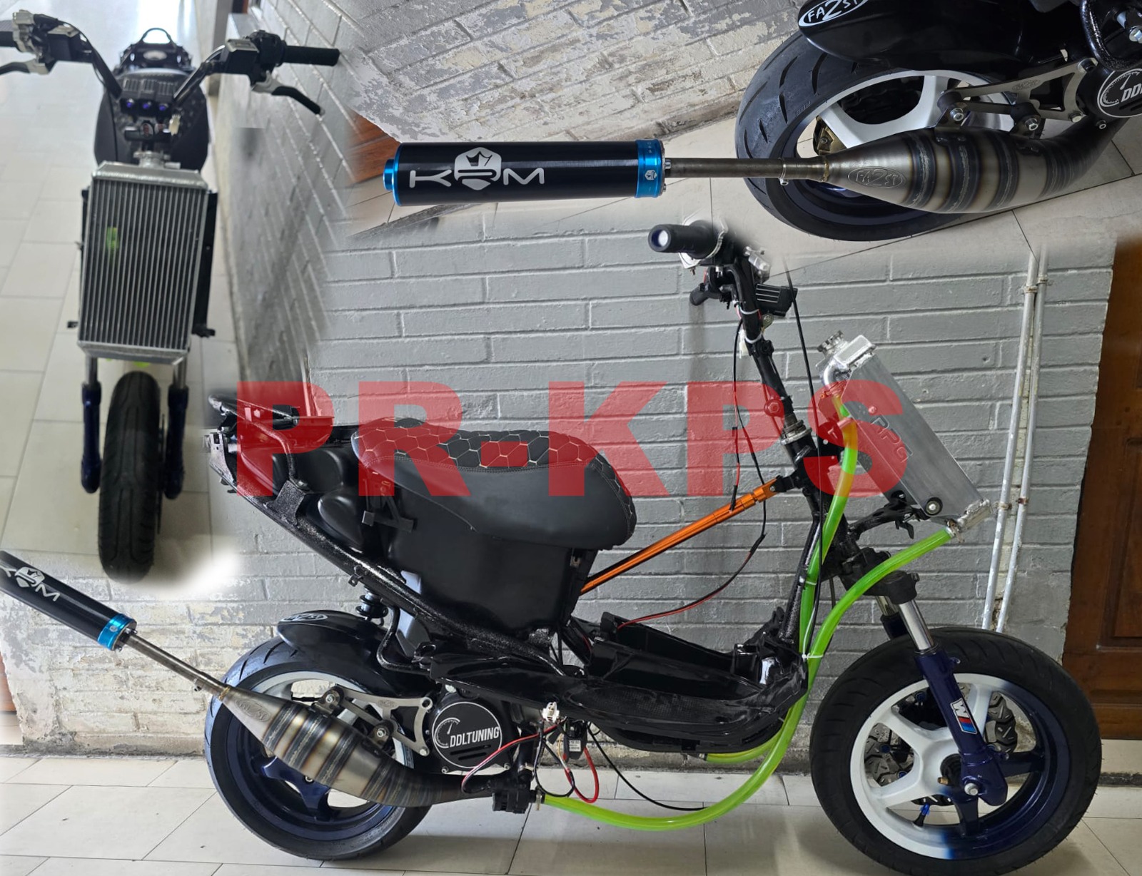 Politie Nickerie neemt opgevoerde racescooter in beslag