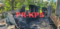 Woning in Coronie volledig door brand in de as gelegd